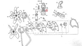 LAND ROVER 532453 - TERMOSTATO 74 B/AGUA