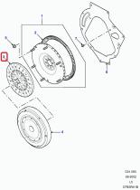 LAND ROVER UQB000120 - DISCO DE MANDO - EMBRAGUE