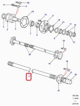LAND ROVER FTC1724 - PALIER TRASERO DERECHO