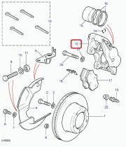 LAND ROVER STC1267 - PINZA FRENO DELANTERA IZDA. DEFENDER DISCOS VENTILADOS