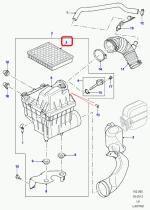 LAND ROVER PHE500060 - ELEMENTO FILTRANTE-PURIFICADOR AIRE