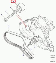 LAND ROVER ETC8560 - RODILLO TENSOR-CORREA/MANDO DISTRIB