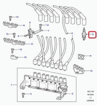 LAND ROVER NLP100320 - BUJIA DE ENCENDIDO