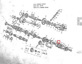 LAND ROVER 1645 - COJINETE EJE SECUNDARIO