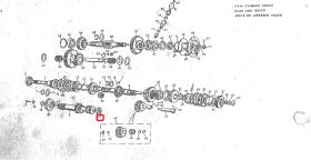 LAND ROVER 55715 - COJINETE TREN FIJO