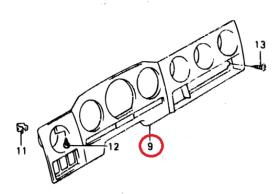SANTANA 73311-82C10-T59 - PANEL GRUPO CONTADOR