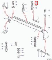 LAND ROVER AB606064L - TORNILLO DE ROSCA CORTANTE