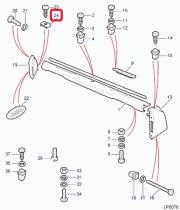 LAND ROVER AK606031 - TUERCA HEXAGONAL - BRIDA