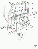 LAND ROVER MTC8473 - LAMELUNAS INTERIOR