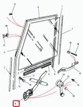 LAND ROVER MUC3024 - ELEVALUNAS DERECHO