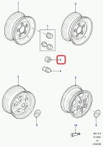 LAND ROVER RRD500010 - TUERCA DE RUEDA