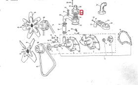LAND ROVER 527110 - JUNTA DE TERMOSTATO
