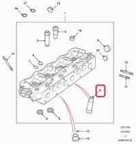 LAND ROVER ERC8663 - TUBO VARILLA EMPUJADOR