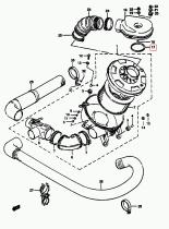 SUZUKI 13885-83000-000 - JUNTA,CARBURADOR ASPIRACION