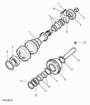 LAND ROVER STC3314 - JUEGO - PINON CON CASQUILLO