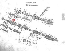 LAND ROVER FRC1758 - CORONA SINCRONIZADORA 3ª/4ª 1948-81