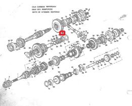 LAND ROVER 120702 - ENGRANAJE CAJA TRANSFER A57