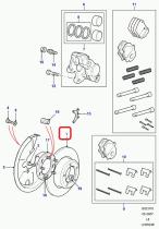 LAND ROVER SDB000330 - DISCO - FRENO - SOLIDO
