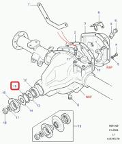 LAND ROVER STC4401 - ANILLO OBTURADOR RAD.-PINON/ATAQUE