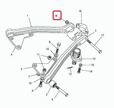 LAND ROVER NY608042 - TUERCA HEXAGONAL