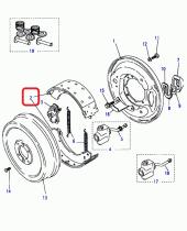 LAND ROVER STC965 - JUEGO DE ZAPATAS DE FRENO
