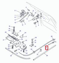 LAND ROVER MWC2287 - CABLE DE MANDO DEL CAPO