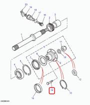 LAND ROVER FRC3602 - PERNO 3/8 47MM
