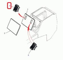 LAND ROVER PRC5255 - INTERRUPTOR - VENTANILLA