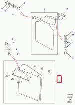 LAND ROVER CAS500190PMA - GOMA GUARDAFANGO IZQUIERDO