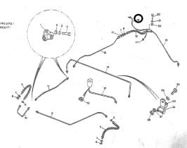 LAND ROVER 166383 - TUBO DE FRENO
