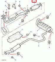 LAND ROVER WAG103640 - CATALIZADOR