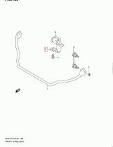 SUZUKI 42415-84A00-000 - SOPORTE,BARRA ESTABILIZADORA