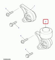 LAND ROVER KHC100810 - SOPORTE DIFERENCIAL TRASERO