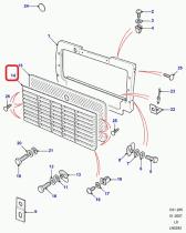 LAND ROVER LR038615 - PARRILLA FRONTAL RADIADOR DEFENDER