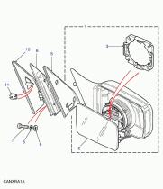 LAND ROVER RTC3263 - MOTOR - ESPEJO RETROVISOR EXTERIOR