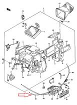 SANTANA 74511-77E11 - CABLE,MODE CONTROL