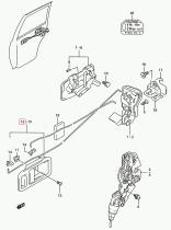 SANTANA 83140-62B02-5ER - AGARRAD. PTA. TRAS. INT. L/D