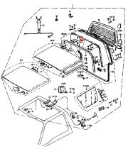 SANTANA 99000-990YB-E74 - BASE P/CIERRE T. TRAS.