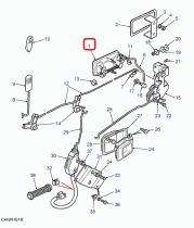 LAND ROVER MXC1255 - CONJUNTO MANILLA-PUERTA TRASERA, LH