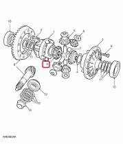 LAND ROVER 607166 - ENGRANAJE PIÑON DIFERENCIAL