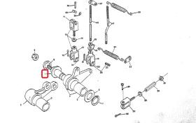 LAND ROVER 577137 - EJE PARA PALANCA RELE DE FRENO DE MANO