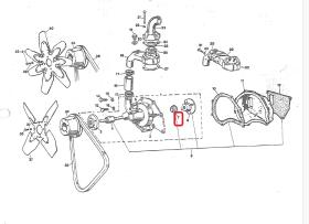 LAND ROVER 568301 - EMPAQUETADURA BOMBA AGUA K