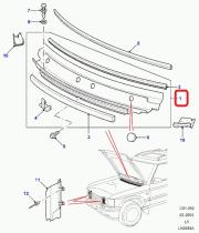 LAND ROVER JAK000010PMA - MOLDURA INTERIOR