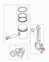 LAND ROVER ERC8751 - TORNILLO BIELA