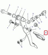 LAND ROVER 575818 - GOMA PEDALES FRENO Y EMBRAGUE