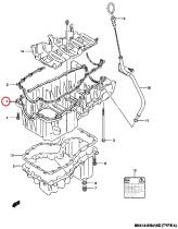 SANTANA 11522-84A50 - CARTER DE ACEITE,JIMNY E-IV