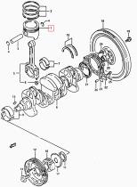 SANTANA 12111-85C00-0A1 - PISTON (STD MARK 1)