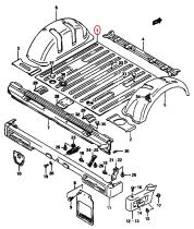SANTANA 62111-83091 - PANEL PISO TRASERO