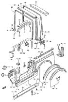 SANTANA 63110-70A01 - PANEL COMPLETO DEL.