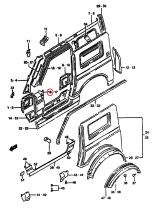 SANTANA 64110-57C10 - PANEL DELANTERO,L/D